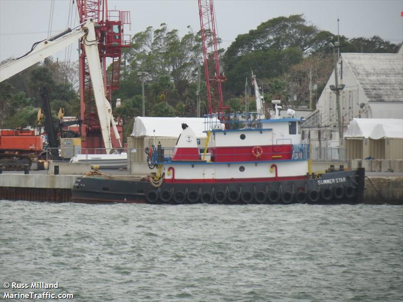 summer star (Towing vessel) - IMO , MMSI 367069280, Call Sign WDC7297 under the flag of United States (USA)