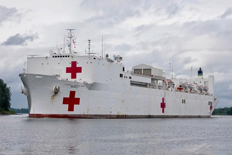 mercy (Hospital Vessel) - IMO 7390454, MMSI 367816000, Call Sign NMER under the flag of United States (USA)