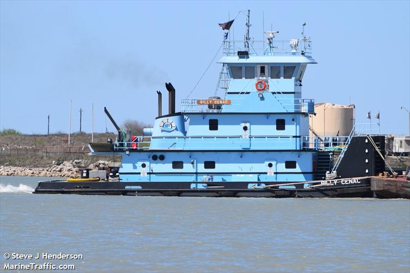 billy cenac (Tug) - IMO , MMSI 368071410, Call Sign WDK6121 under the flag of United States (USA)