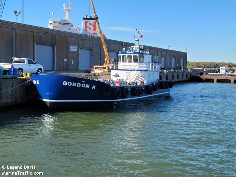 gordon k (Tanker) - IMO , MMSI 368074120, Call Sign WDK6396 under the flag of United States (USA)