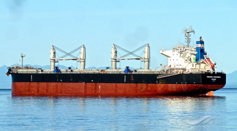 blue akihabara (Bulk Carrier) - IMO 9696785, MMSI 372567000, Call Sign 3FHZ3 under the flag of Panama