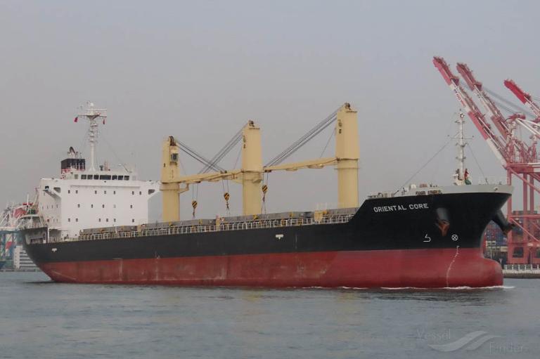oriental core (Bulk Carrier) - IMO 9614335, MMSI 373815000, Call Sign 3FKY3 under the flag of Panama
