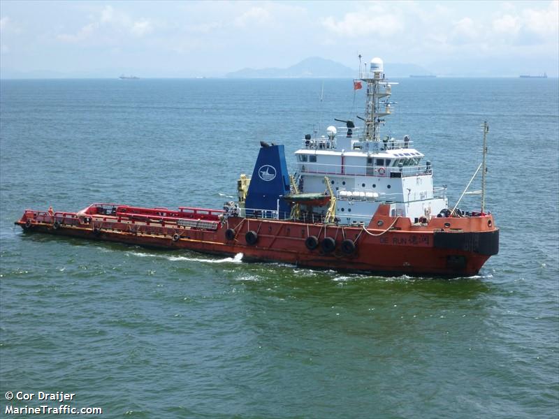 de run (Offshore Tug/Supply Ship) - IMO 9219472, MMSI 412668000, Call Sign BSJH under the flag of China
