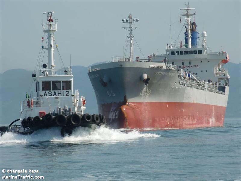 asahi maru 2 (Tug) - IMO , MMSI 431401895, Call Sign JK5607 under the flag of Japan