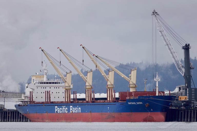 santiago basin (Bulk Carrier) - IMO 9377999, MMSI 477143900, Call Sign VREO2 under the flag of Hong Kong