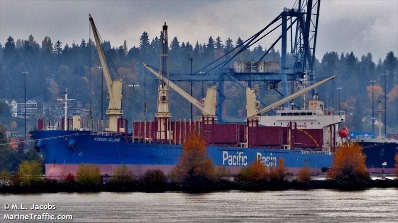 kodiak island (Bulk Carrier) - IMO 9726190, MMSI 477333600, Call Sign VRQO7 under the flag of Hong Kong