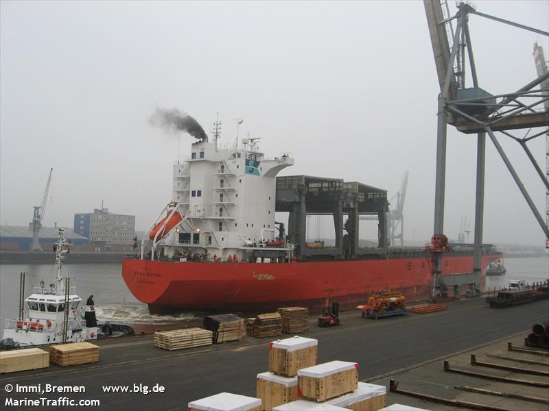 saga monal (General Cargo Ship) - IMO 9117739, MMSI 477878000, Call Sign VRZQ9 under the flag of Hong Kong