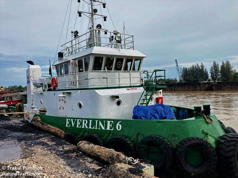 everline 6 (Tug) - IMO 9371440, MMSI 533000978, Call Sign 9WGD5 under the flag of Malaysia