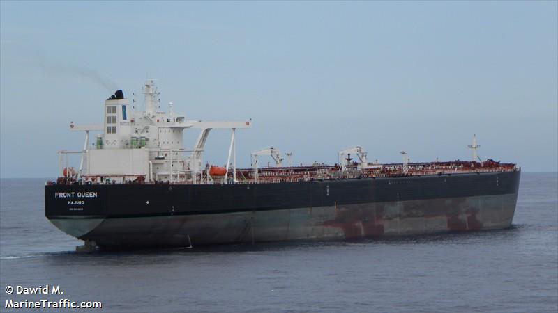 front queen (Crude Oil Tanker) - IMO 9384605, MMSI 538003542, Call Sign V7RM7 under the flag of Marshall Islands