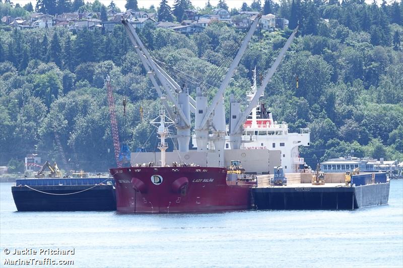 lady saliha (Bulk Carrier) - IMO 9449871, MMSI 538005170, Call Sign V7BM9 under the flag of Marshall Islands