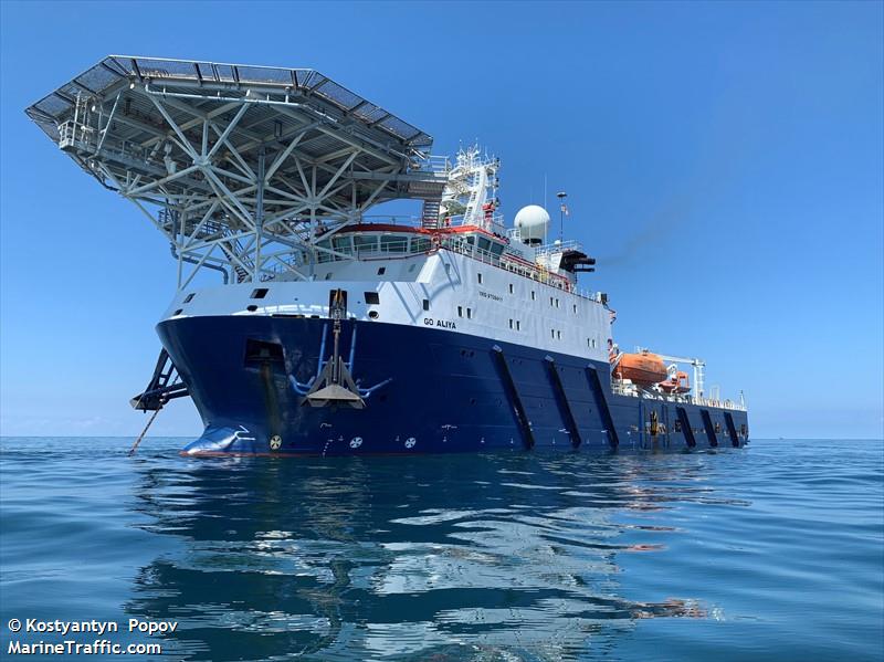 go aliya (Offshore Support Vessel) - IMO 9708411, MMSI 563103100, Call Sign 9V6736 under the flag of Singapore