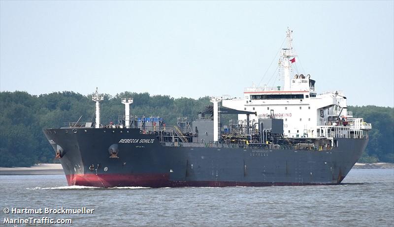 rebecca schulte (Chemical/Oil Products Tanker) - IMO 9576753, MMSI 565015000, Call Sign 9V8577 under the flag of Singapore