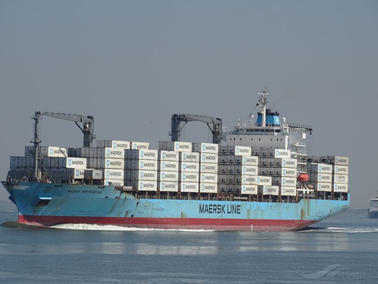 maersk northampton (Container Ship) - IMO 9215919, MMSI 565473000, Call Sign 9VPY3 under the flag of Singapore