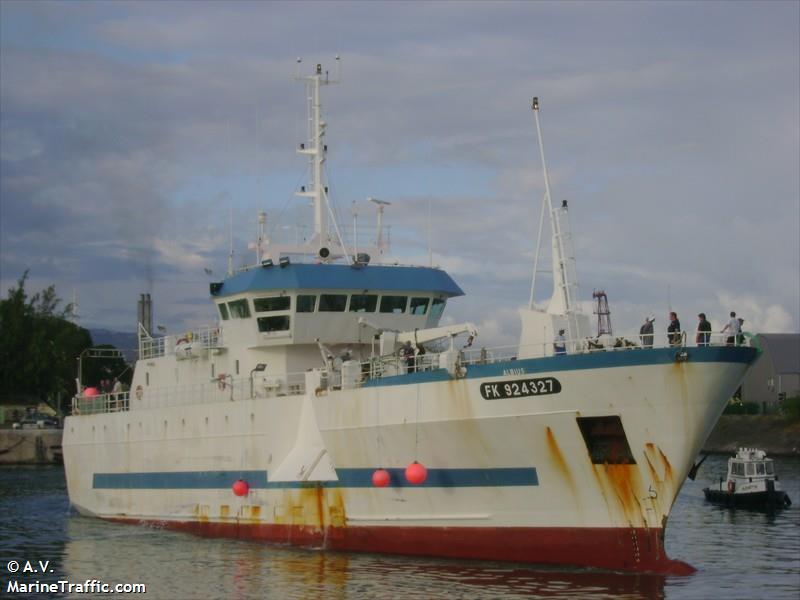 albius (Fishing Vessel) - IMO 9245433, MMSI 635218000, Call Sign FPXK under the flag of Kerguelen Islands