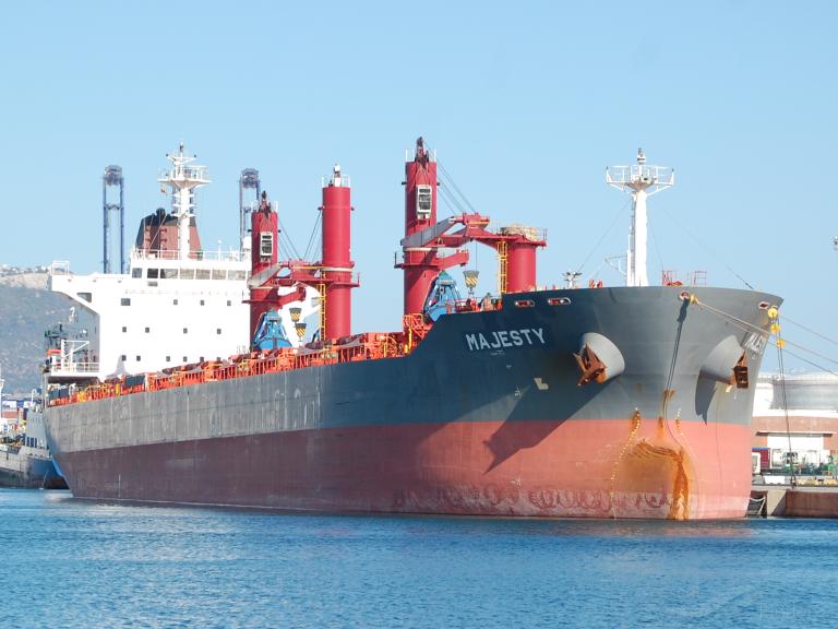 majesty (Bulk Carrier) - IMO 9442574, MMSI 636015357, Call Sign D5AD9 under the flag of Liberia