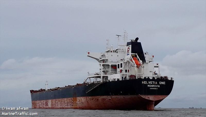 helvetia one (Bulk Carrier) - IMO 9588603, MMSI 636015419, Call Sign D5AP8 under the flag of Liberia