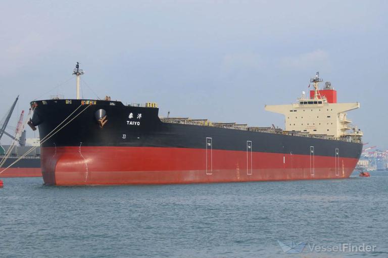 taiyo (Bulk Carrier) - IMO 9621302, MMSI 636016608, Call Sign D5GZ2 under the flag of Liberia