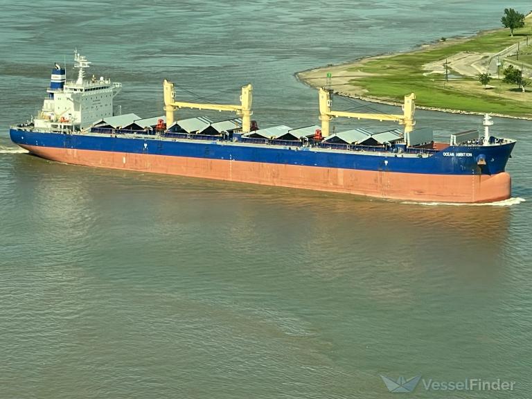 ocean ambition (Bulk Carrier) - IMO 9883364, MMSI 636019659, Call Sign D5VN5 under the flag of Liberia