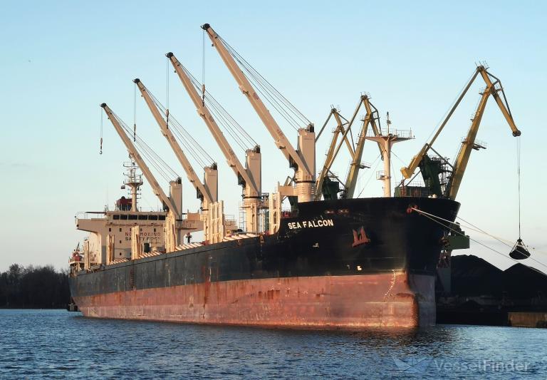 sea falcon (Bulk Carrier) - IMO 9766358, MMSI 636092729, Call Sign D5LV8 under the flag of Liberia