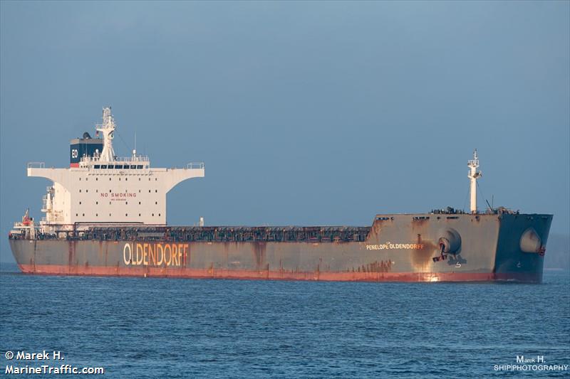 penelope oldendorff (Bulk Carrier) - IMO 9464596, MMSI 636092850, Call Sign D5QR6 under the flag of Liberia