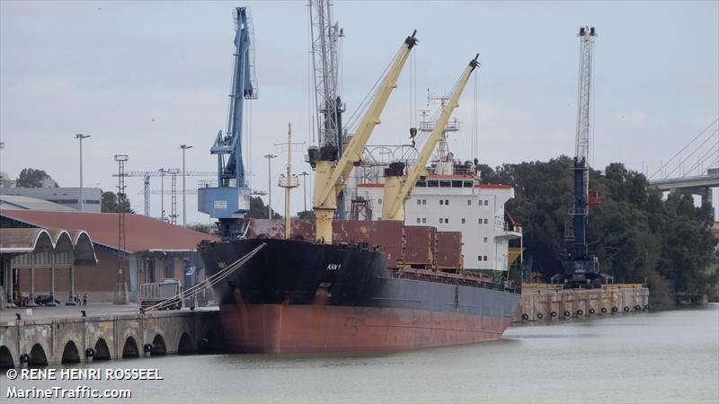kan 1 (General Cargo Ship) - IMO 8908844, MMSI 667001657, Call Sign 9LU2460 under the flag of Sierra Leone