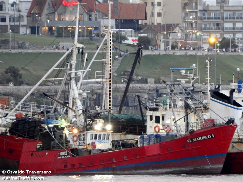 el marisco i (Fishing Vessel) - IMO 8836845, MMSI 701000714, Call Sign LW 6227 under the flag of Argentina