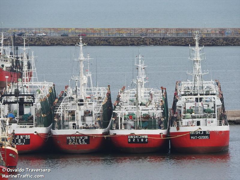 xin shi ji 89 (Fishing Vessel) - IMO 8692720, MMSI 701006568, Call Sign LW 3071 under the flag of Argentina