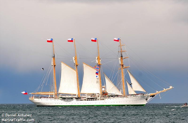 esmeralda (Training Ship) - IMO 8642799, MMSI 725019006, Call Sign CCES under the flag of Chile