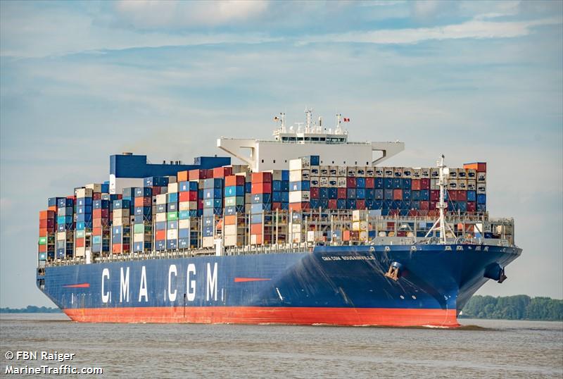 cmacgm bougainville (Container Ship) - IMO 9702156, MMSI 215857000, Call Sign 9HA5334 under the flag of Malta