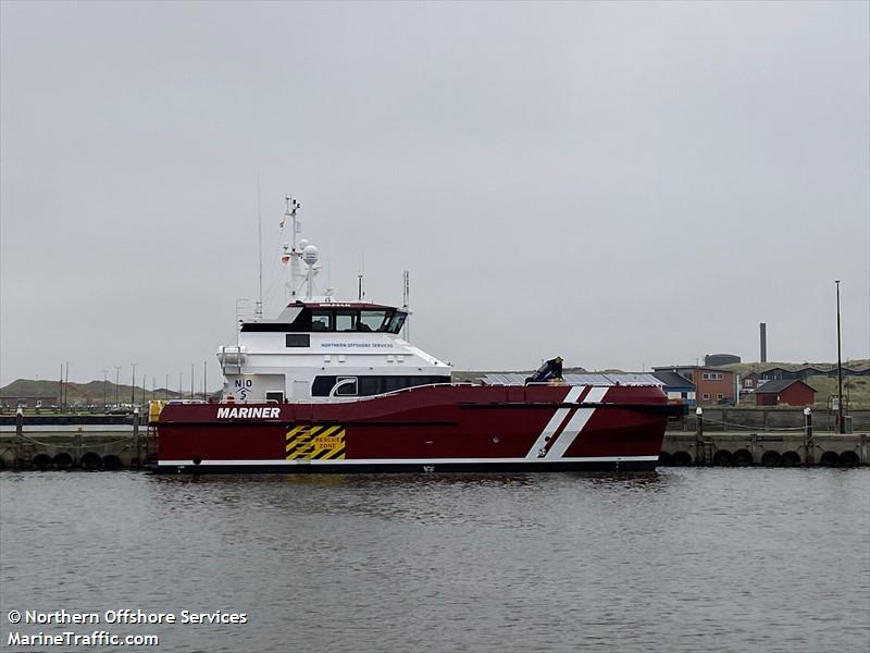 mariner (Offshore Tug/Supply Ship) - IMO 9768631, MMSI 219027299, Call Sign OZQO2 under the flag of Denmark