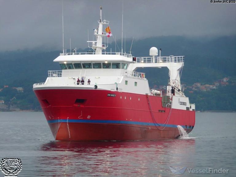 salica frigo (Refrigerated Cargo Ship) - IMO 9238703, MMSI 224124000, Call Sign EBTL under the flag of Spain