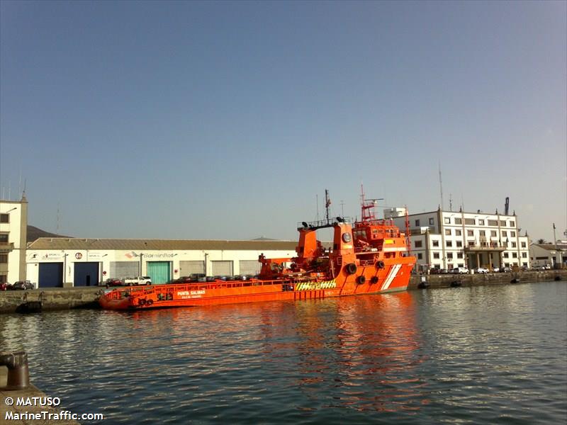 punta salinas (Offshore Tug/Supply Ship) - IMO 7931894, MMSI 224522000, Call Sign EABF under the flag of Spain