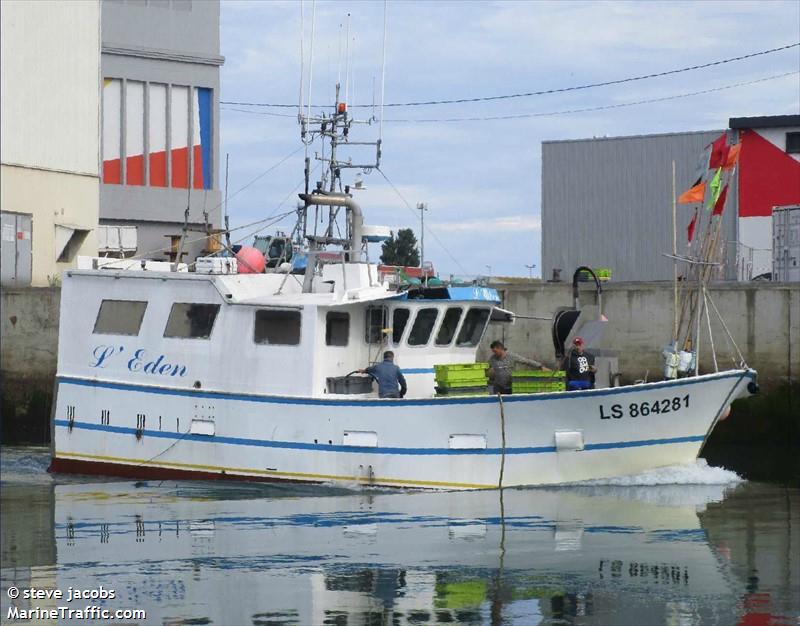 fv leden (Fishing vessel) - IMO , MMSI 228112000, Call Sign FO4557 under the flag of France