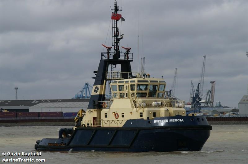 mercia (Tug) - IMO 8914685, MMSI 232003233, Call Sign MMJY5 under the flag of United Kingdom (UK)