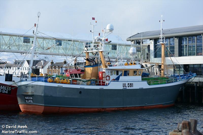 mareixon (Fishing Vessel) - IMO 9223837, MMSI 232007030, Call Sign MSEV2 under the flag of United Kingdom (UK)