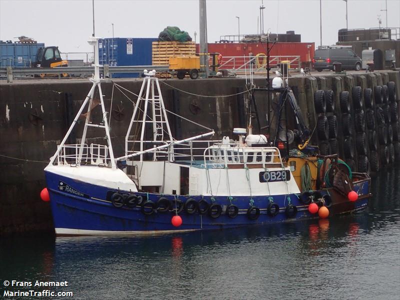 ranger ob29 (Fishing vessel) - IMO , MMSI 235000891, Call Sign 2CPZ under the flag of United Kingdom (UK)