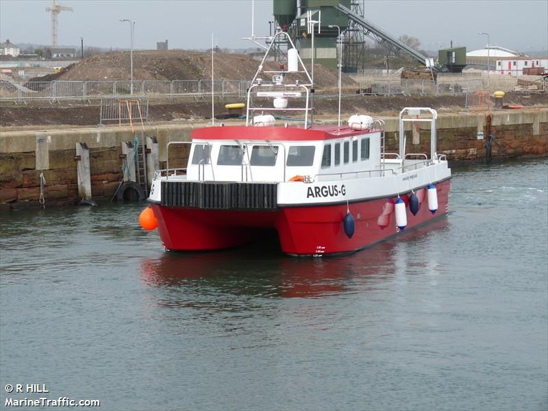 argus g (Passenger ship) - IMO , MMSI 235077554, Call Sign 2DBN4 under the flag of United Kingdom (UK)