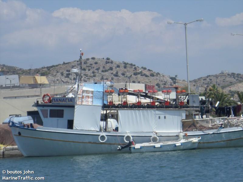 panagia (Fishing vessel) - IMO 8531562, MMSI 239120000, Call Sign SX7525 under the flag of Greece