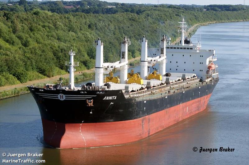 annita (Bulk Carrier) - IMO 9282869, MMSI 240271000, Call Sign SWQH under the flag of Greece