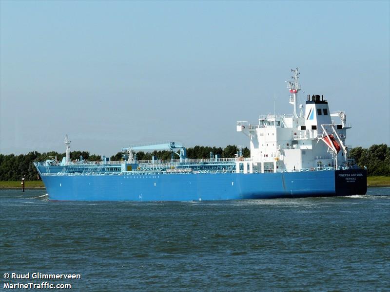 minerva antonia (Chemical/Oil Products Tanker) - IMO 9380398, MMSI 240787000, Call Sign SVAC2 under the flag of Greece