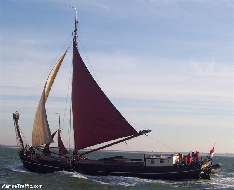 vrouwe elisabeth (Pleasure craft) - IMO , MMSI 244660138, Call Sign PD2934 under the flag of Netherlands