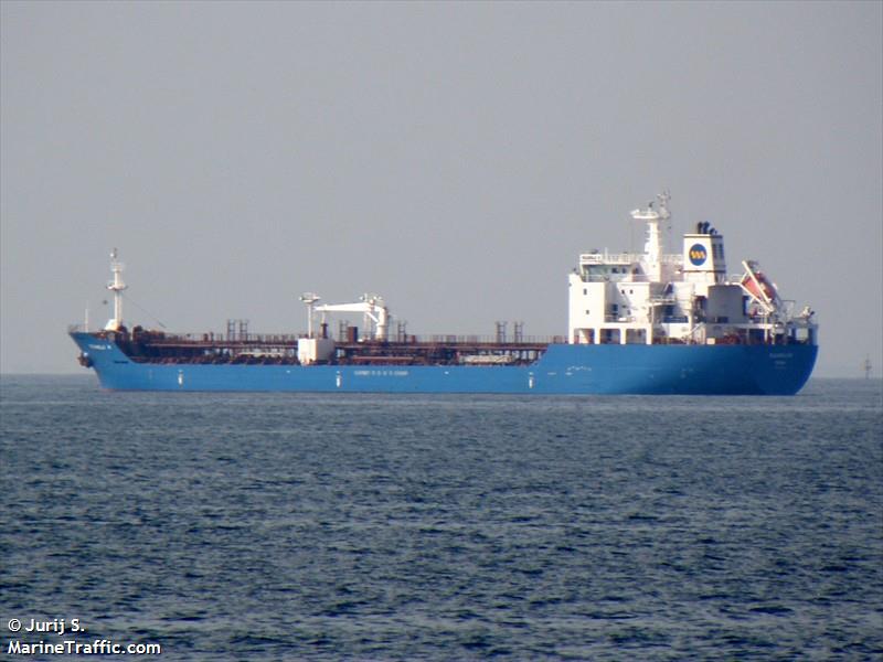 vulcanello m (Chemical/Oil Products Tanker) - IMO 9337779, MMSI 247245300, Call Sign ICLI under the flag of Italy