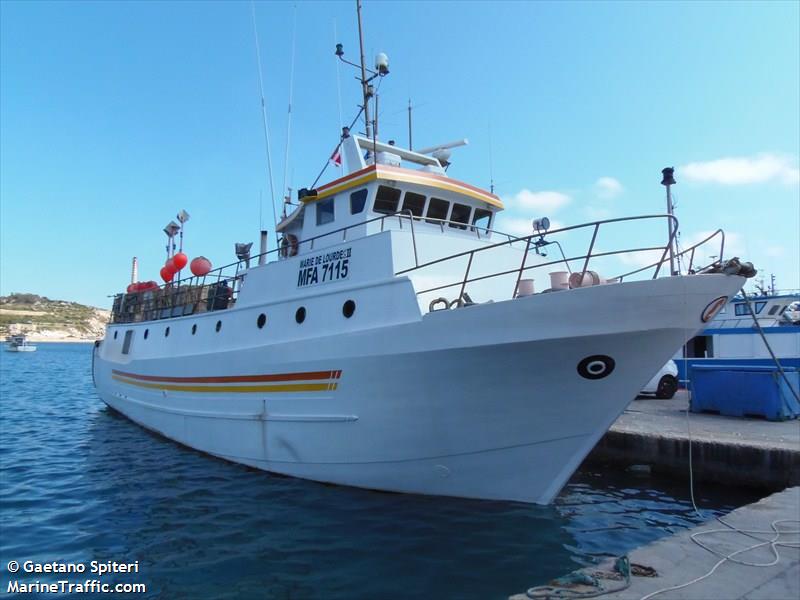 marie de lourdes 1 (Fishing vessel) - IMO , MMSI 248000368, Call Sign 9HB3737 under the flag of Malta