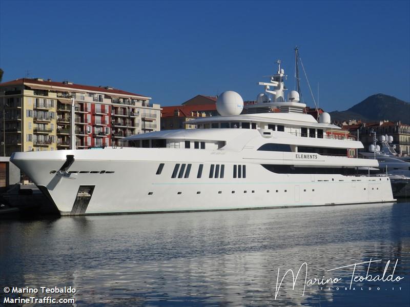 elements (Yacht) - IMO 9589308, MMSI 248446000, Call Sign 9HA3038 under the flag of Malta