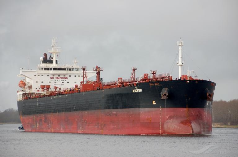 amber (Crude Oil Tanker) - IMO 9307944, MMSI 255806238, Call Sign CQAP4 under the flag of Madeira