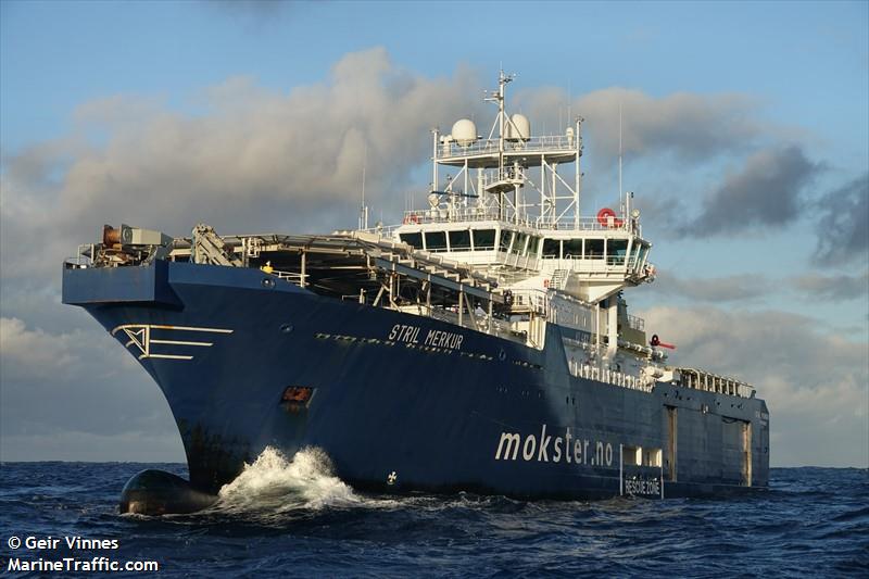 stril merkur (Standby Safety Vessel) - IMO 9407897, MMSI 257129000, Call Sign LGLA under the flag of Norway