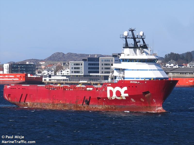 skandi foula (Offshore Tug/Supply Ship) - IMO 9250749, MMSI 259408000, Call Sign LNJF3 under the flag of Norway