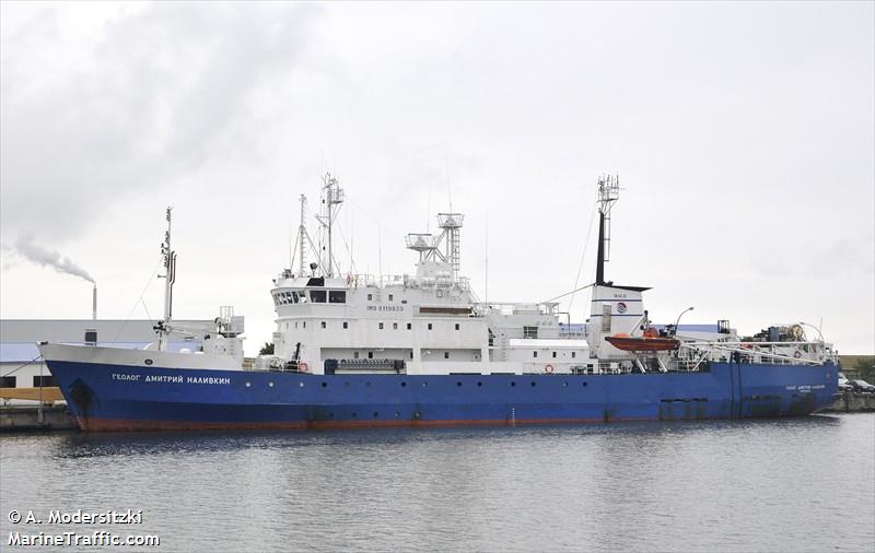 geolog dm.nalivkin (Research Vessel) - IMO 8119039, MMSI 273454700, Call Sign UAMN under the flag of Russia