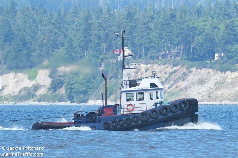 mv ocean warlock (Towing vessel) - IMO , MMSI 316004661 under the flag of Canada