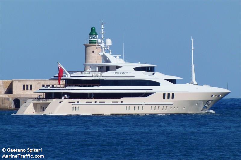 lady candy (Yacht) - IMO 1012050, MMSI 319053400, Call Sign ZGDB6 under the flag of Cayman Islands